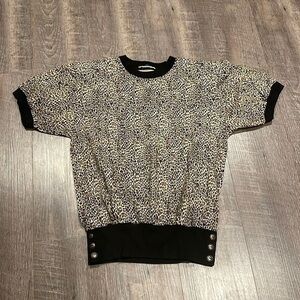 Vintage animal print 1990s Top